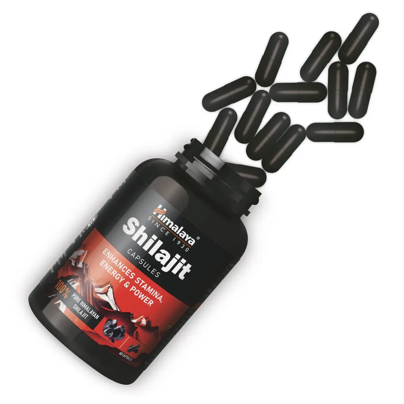 Himalaya Shilajit Capsule 4 स्टैमिना, ऊर्जा, शारीरिक प्रदर्शन और जीवनशक्ति के लिए हिमालया शिलाजीत कैप्सूल 4