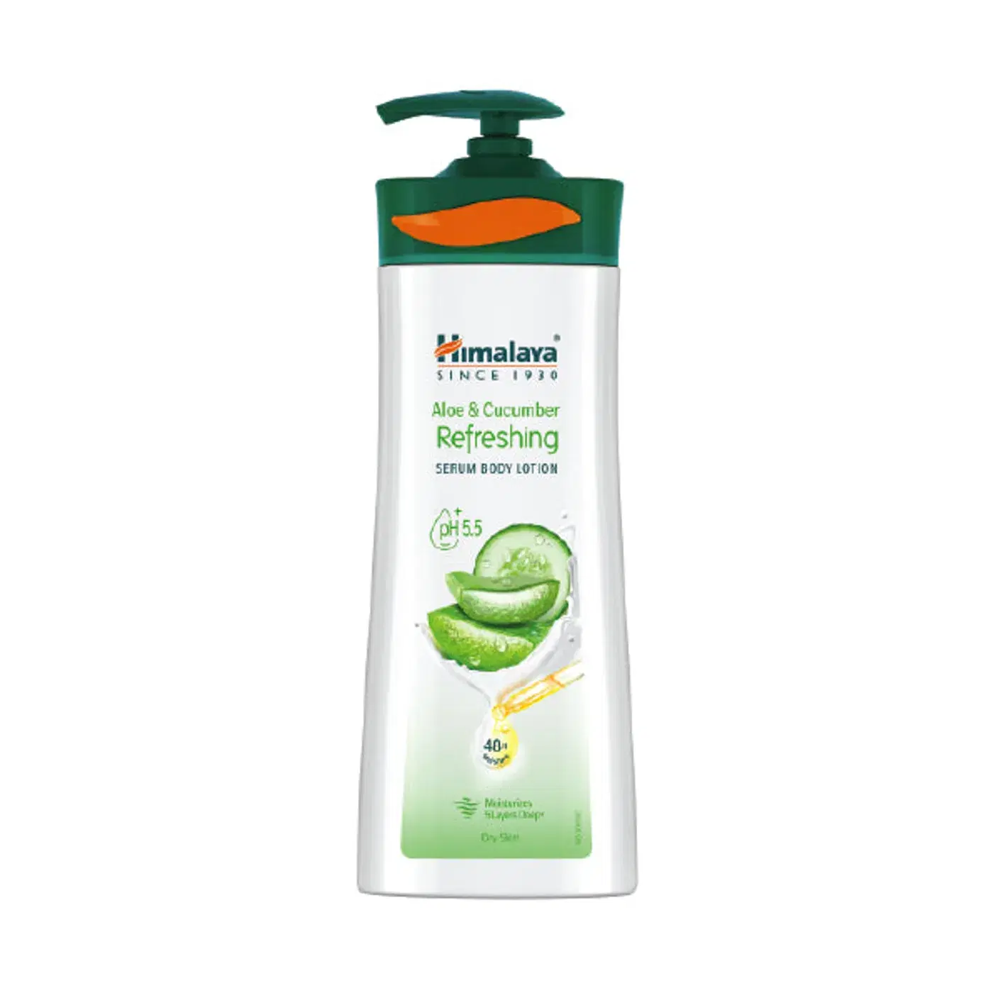 Himalaya Cucumber Refreshing Lotion 8 हिमालया एलो और खीरा रिफ्रेशिंग सीरम बॉडी लोशन, हाइड्रेटेड, मुलायम और ताज़ा त्वचा के लिए 8