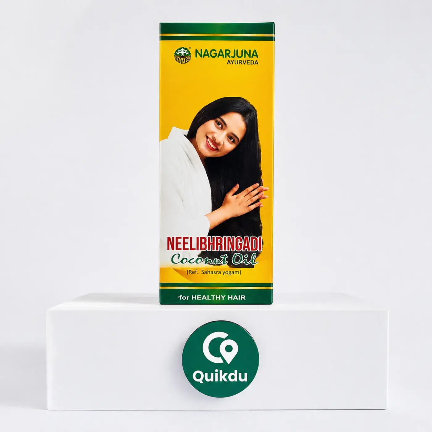 Nagarjuna Neelibringadi Hair Oil – Best Ayurvedic Hair Growth Oil for Hair Fall, Dandruff & Thick Hair