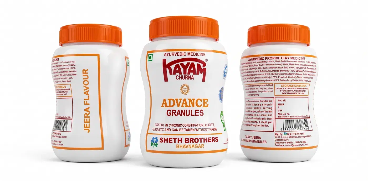 Buy Kayam Churna Advance Granules (100g) | Constipation Relief | Quikdu Kayam Churna Advance Granules - Ayurvedic Overnight Constipation & Gas Relief